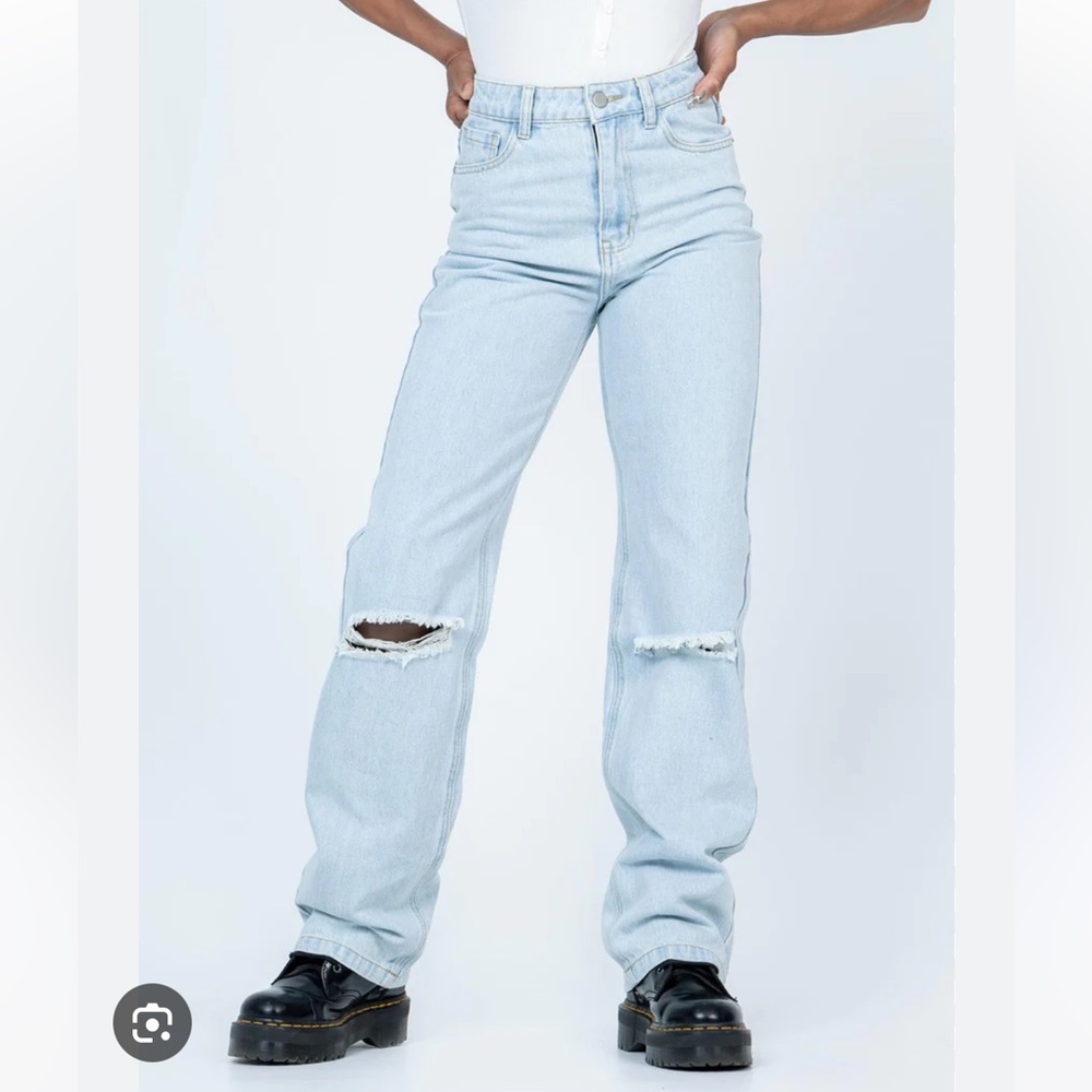 Bertie High Rise Wide Leg Jean